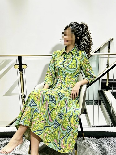 Zara green yellow paisley - zara,
