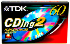 TDK CDing2 60 Type II 2 Chrome