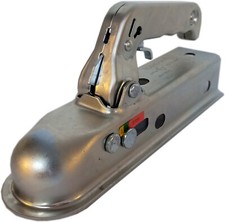 Heavy Duty Coupling Coupler Mount Towing Trailer Hitch Pressed Steel Max 800KG