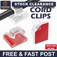 100pcs Mini Cord Clips Self