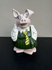 Wade Pottery NatWest Pigs Annabel Piggy Bank 1980s Collectible 6.5” Tall Approx