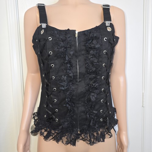 Dead threads goth corset top - goth,