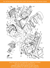 YAMAHA Seal, 59V-14457-00 OEM
