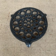 Cast Black Trivet - Vintage -