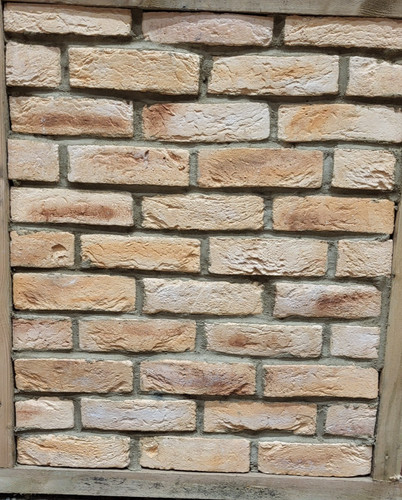 Buff cream sandstone brick - buff,