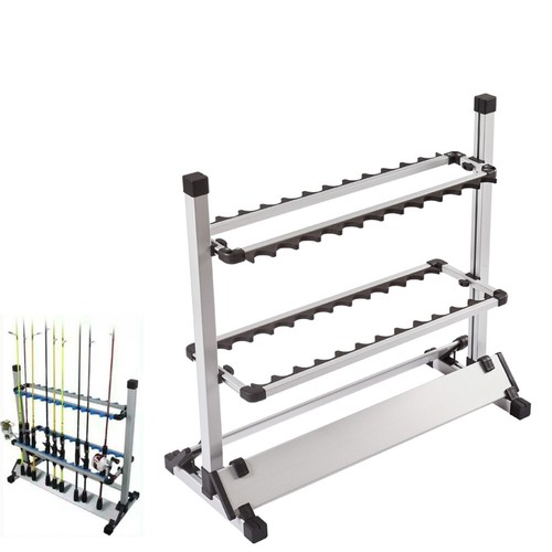 Fishing rod rack stand storage - rack,