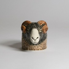 QUAIL CERAMICS SWALEDALE FACE EGG CUP NEW WITH BOX