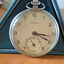 USSR Molnija ChK-6 15 jewels pocket watch