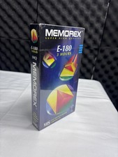 Vintage Memorex E-180 VHS