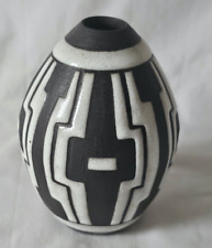 Danish Michael Anderson tribalware art pottery vase, Marianne Starck, circa 1950