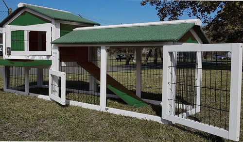 Green rabbit hutch - green,