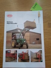 Vicon Hydromax Silage Block Cutter Sales Leaflet