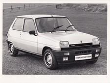 RENAULT 5 GORDINI TURBO 5GD ORIGINAL PERIOD FACTORY PRESS PHOTOGRAPH PHOTO FOTO