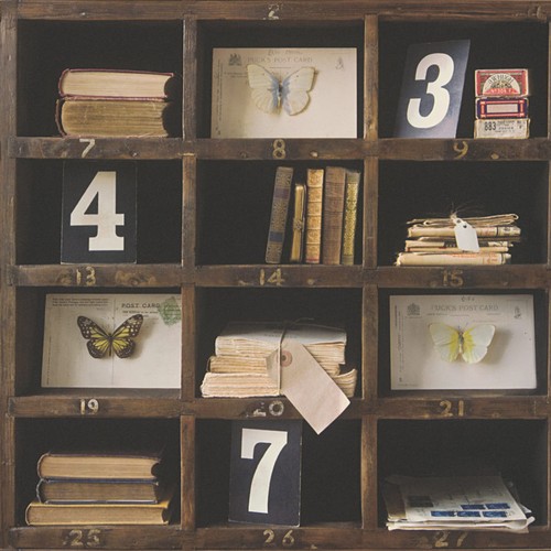 Bookshelf wallpaper paste - bookshelf,