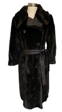 Womens Vintage Faux Fur Coat