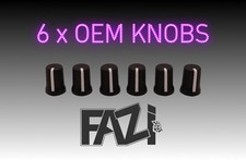 6 x BLACK KNOBS OEM DJ MXER