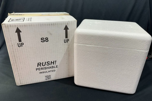 Insulated styrofoam cooler - cooler, &