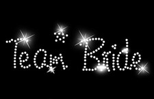 TEAM BRIDE Iron on Wedding Hen