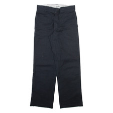 DICKIES 874 Workwear Mens Trousers Black Regular Straight W30 L30