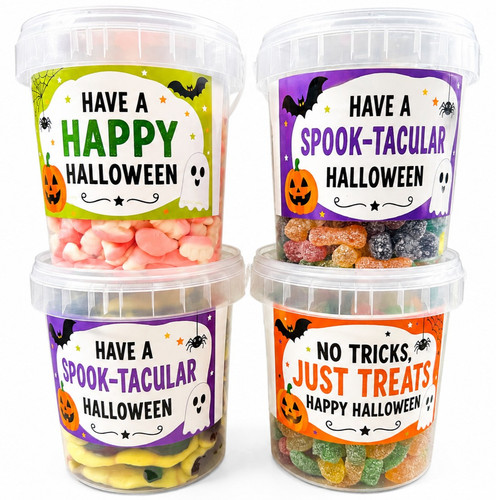 Halloween sweet tubs 500g - halloween,