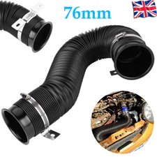 Car Cold Air Intake Inlet Pipe Flexible Duct Tube Hose Kit,76mm Air Intake Pipe