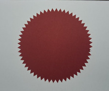 20x BRAND NEW 2" INCH 50mm SELF ADHESIVE RED COMPANY SEAL STICKERS CERTIFICATES