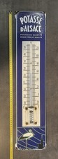 enamelled plate POTASSE D'ALSACE thermometer 70 centimeters