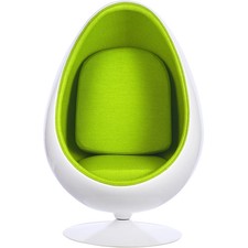 Retro Egg Pod Chair (Lime Green)
