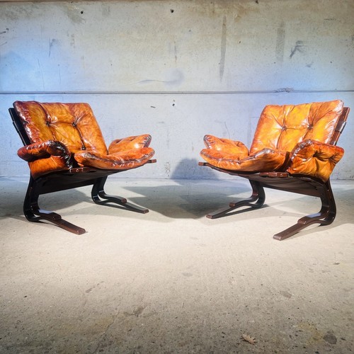 Pair vintage norwegian mid - vintage,