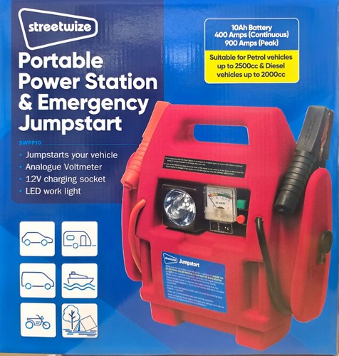 Streetwize 12v 900a car - 12v,