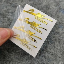 4x GOLD LIMITED EDITION 3D Car