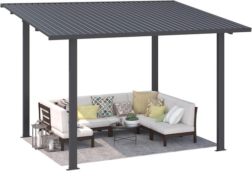 Wall mounted hardtop gazebo - mounted,
