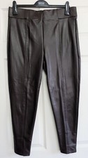 M&S Faux Leather Look HIGH WAISTED Leggings _Various