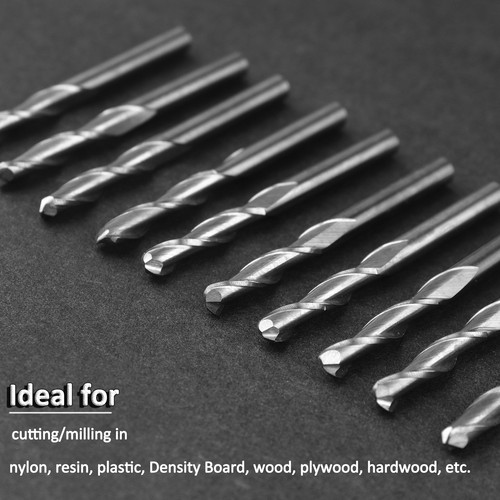 10x hss milling cutter 3mm - hss,