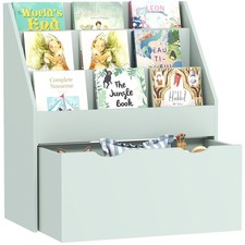 AIYAPLAY Kids Bookcase w/ 3