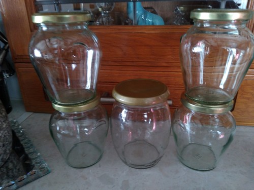 Bell shaped jars 350ml - x,