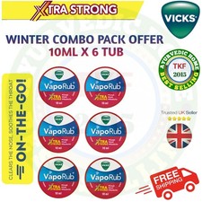 VICKS VapoRub Xtra Strong 6 x