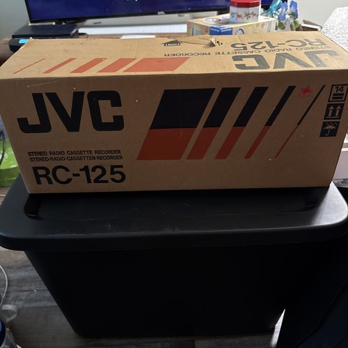 Vintage jvc tape boombox - tape,