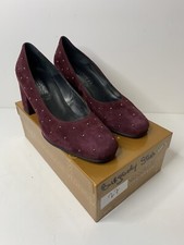 Ladies vernissage purple office smart work party high heel shoes UK5.5 EU38