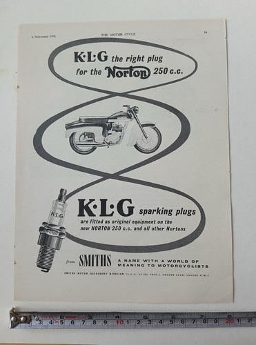 Norton 250 motorcycle 1958 - ,