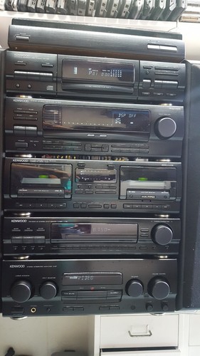 Kenwood hifi pieces stack - hifi,