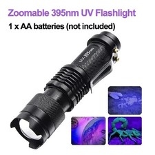 LED UV Flashlight 395nm Mini