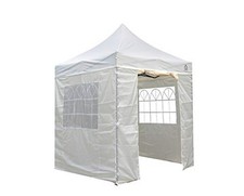 2.5 x 2.5m Heavy Duty, Fully Waterproof Pop up Gazebo With 4