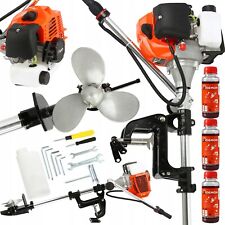 Petrol outboard boat motor petrol engine outboard motor for Pontoon 5 HP 2 stroke + oil