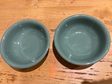 Denby X 2 Manor Green Cereal Bowls Vintage