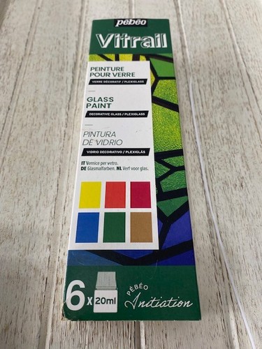 Pebeo vitrail glass paint set - glass,