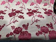 Laura Ashley  Cranberry Upholstery Fabric Floral Roses SOLD PER METRE 😊