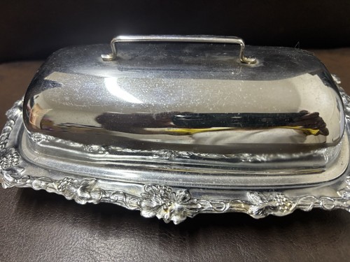 English silverplate and glass - silverplate,