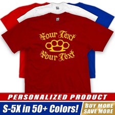 Custom Brass Knuckles T-Shirt
