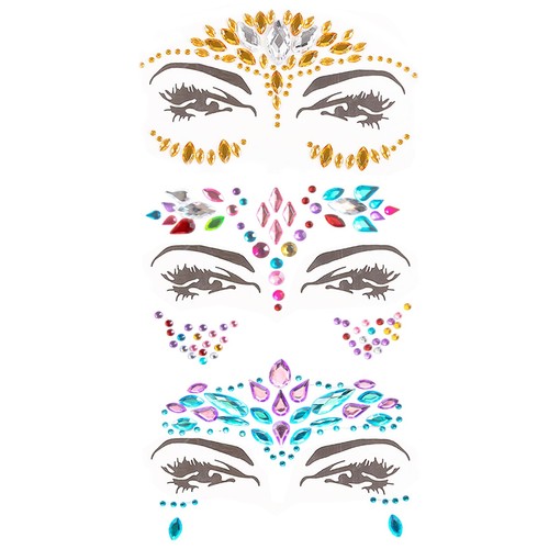 Face gems for festivals pcs - for, 3